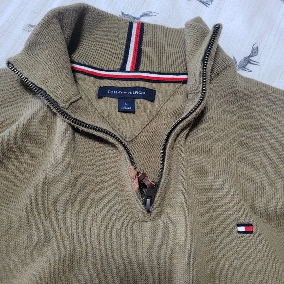 Tommy Hilfiger Light Green Sweater Men - Picture 5 of 9